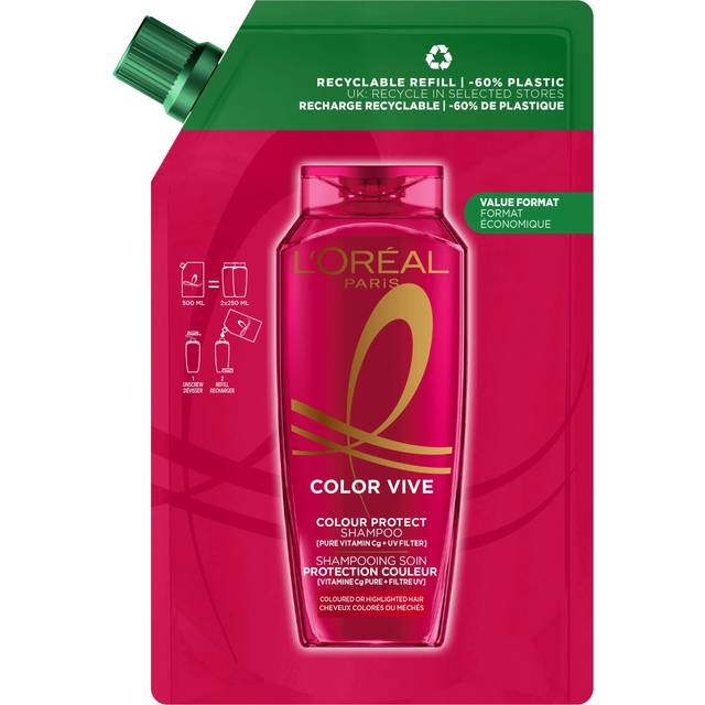 L'Oréal Paris Elvive Colour Protect Shampoo Refill 500ml