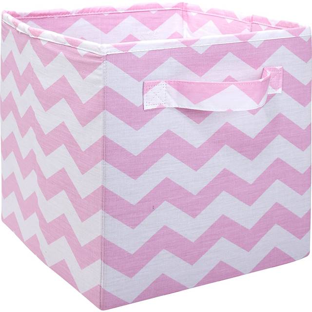 Little Love by NoJo Separates Collection Chevron Nursery Organizer  Pink/White