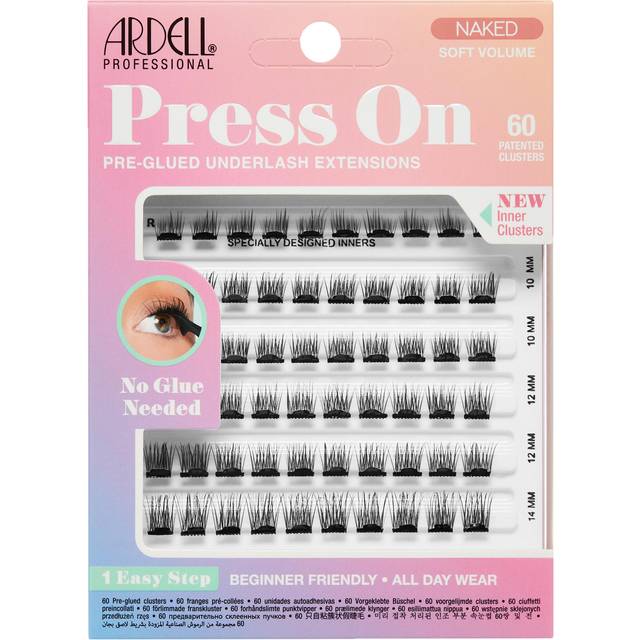 Ardell Press On Pre-Glued Underlash Extensions Multipack - Naked Soft Volume False Eyelashes