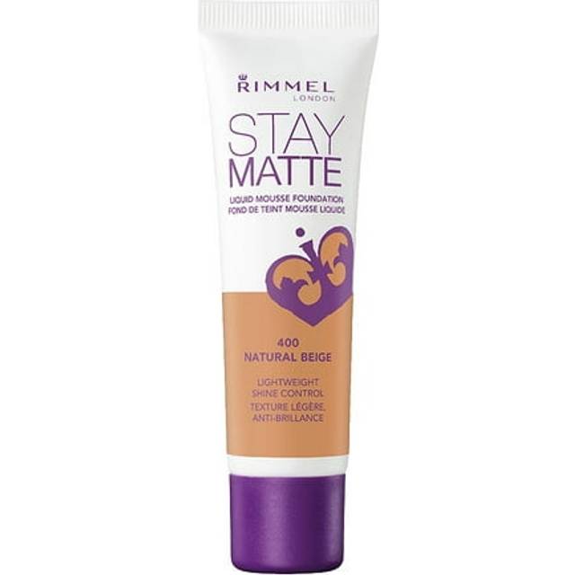 Rimmel Stay Matte Liquid Mousse Foundation - 400 Natural Beige - 30ml
