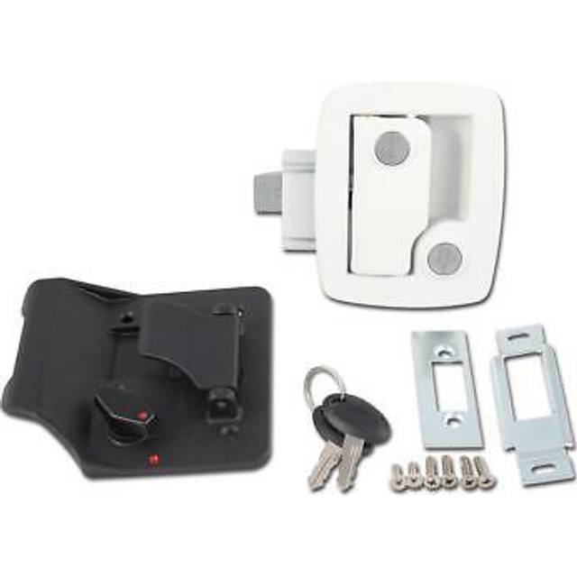 AP Products 013-534 White Trailer Lock with Key