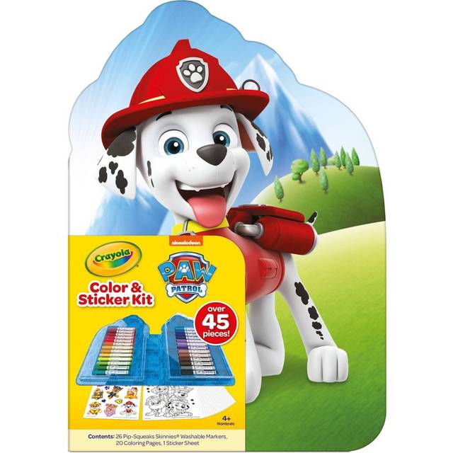Crayola PAW Patrol Art Kit for Kids (45pcs)  PAW Patrol Coloring Book Pages  PAW Patrol Stickers for Kids  PAW Patrol Toy  Kids Gift