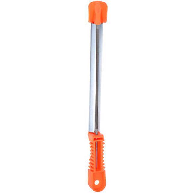 Chainsaw File, 5/32 (4mm) Round Rasp Chrome Steel With Sharpening Guide Handle