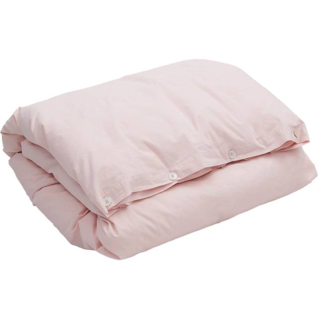 Tekla - Percale solid duvet cover 220x220cm petal pink - Rosa