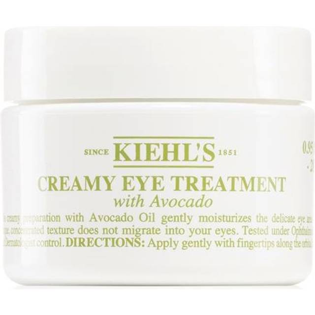 Kiehl's Avocado Eye Treatment  Nourishing and Hydrating Eye Cream  Avocado Oil and Caffeine to Energize and Invigorate Dry  Tired Eyes  99% Naturally