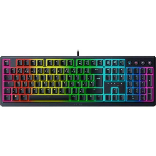 Razer Ornata V3 - US - Low-profile Mecha-membrane RGB Keyboard - Low-profile Keys - Razer Mecha-Membrane Switches - UV-coated Keycaps