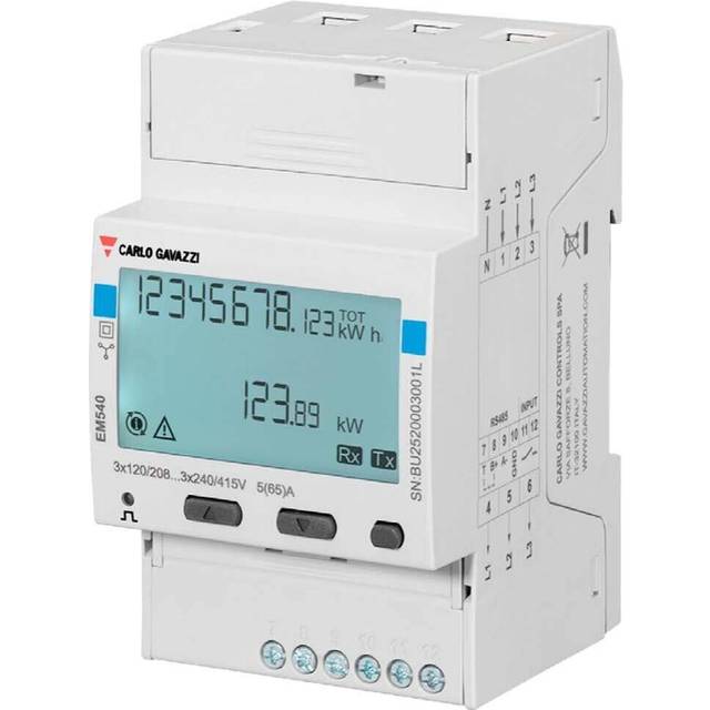 Energy Meter EM540 - 3 phase - max 65A/phase
