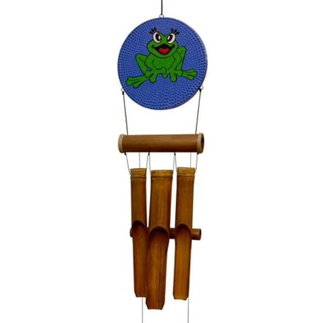 Happy Frog Dots Bamboo Wind Chime