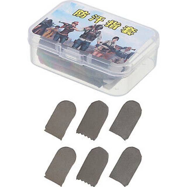 Mobile gaming finger sleeve controller finger thumb sleeves, pack of 6