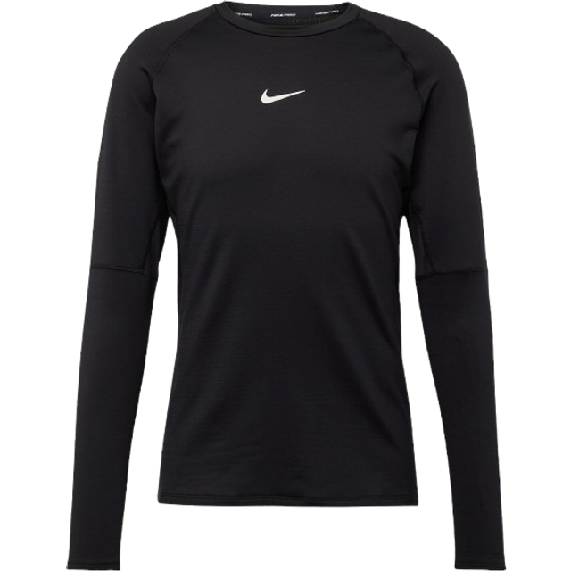 T-shirt Nike Pro Warm Men&#39;s Long-Sleeve Top Black/ White L (L)