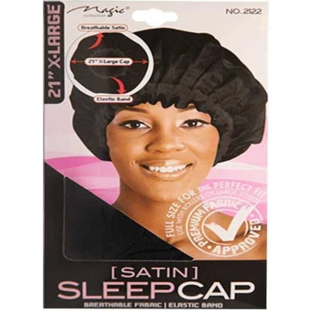 Magic Collection Satin Sleep Cap Svart