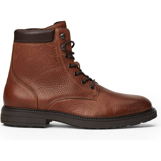 Tommy Hilfiger Outdoor Mens Warm Leather Boots - Brown - Size UK 9