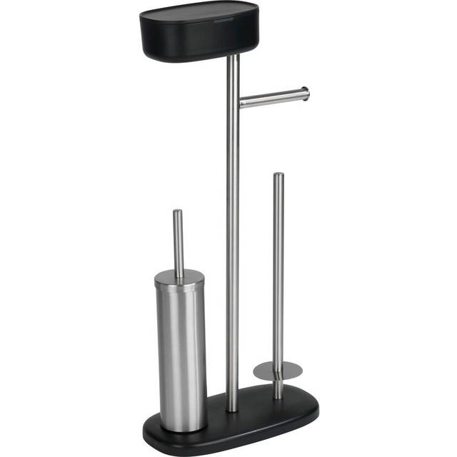 WENKO Fortnite Toilet Brush Holder, Black, 17 x 72,5 x 32