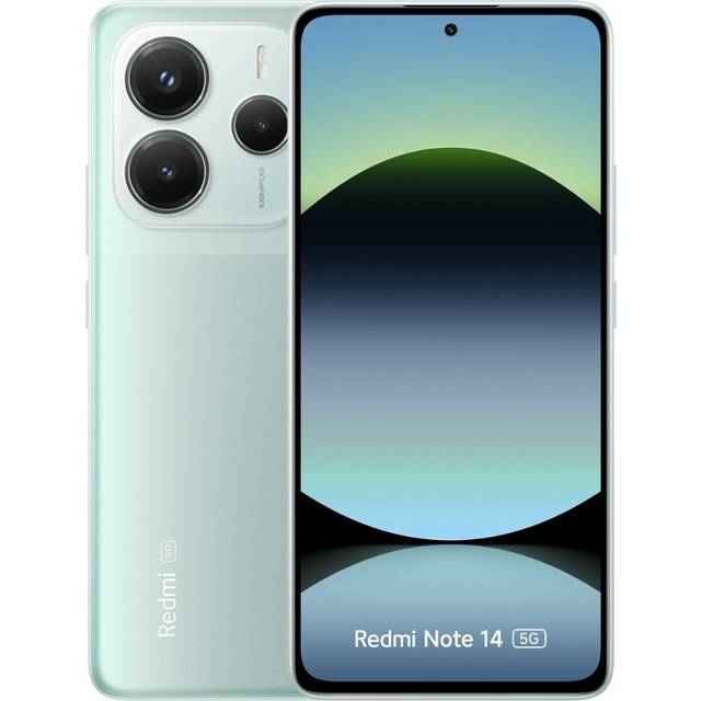 Xiaomi Redmi Note 14 5G 6 GB/128 GB Grön Korall (Coral Green) Dubbel SIM
