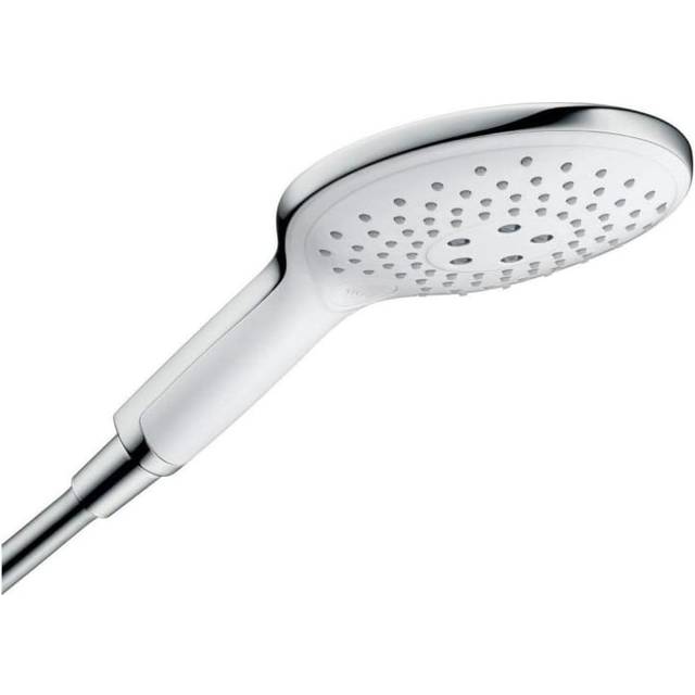 hansgrohe Raindance Select S 150 water saving Hand Shower, 3 spray modes, 9 l/min, white/chrome