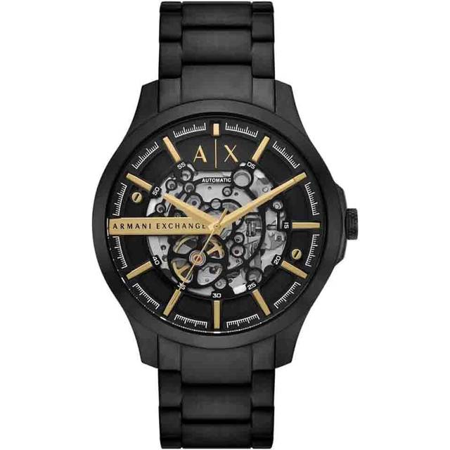 Armani Exchange Hampton Mens Black Watch AX2463 Stainless Steel - One Size