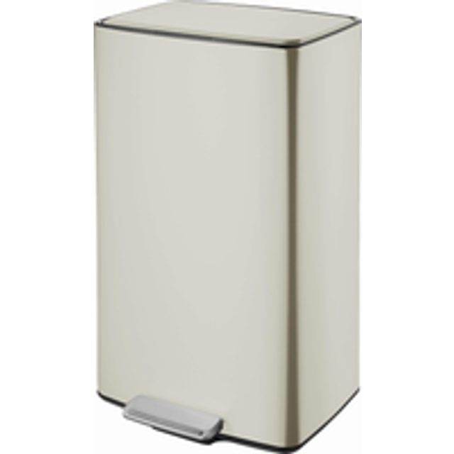 Tower 40L Rectangular Pedal Bin - Cream