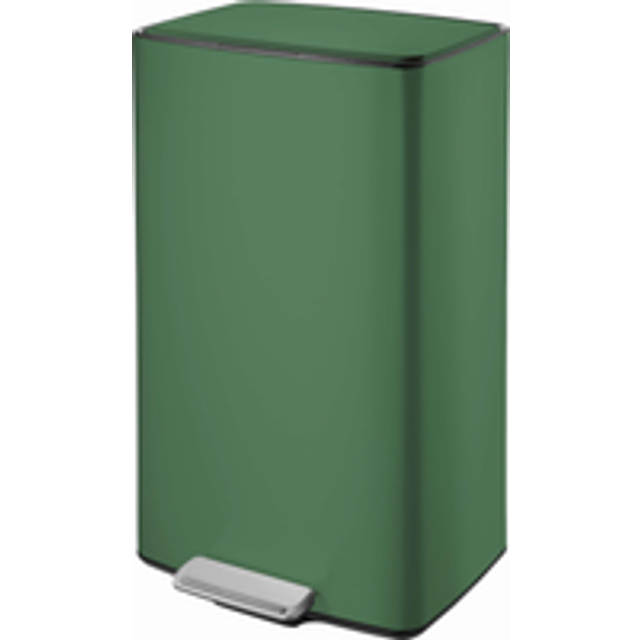 Tower 40L Rectangular Pedal Bin - Green