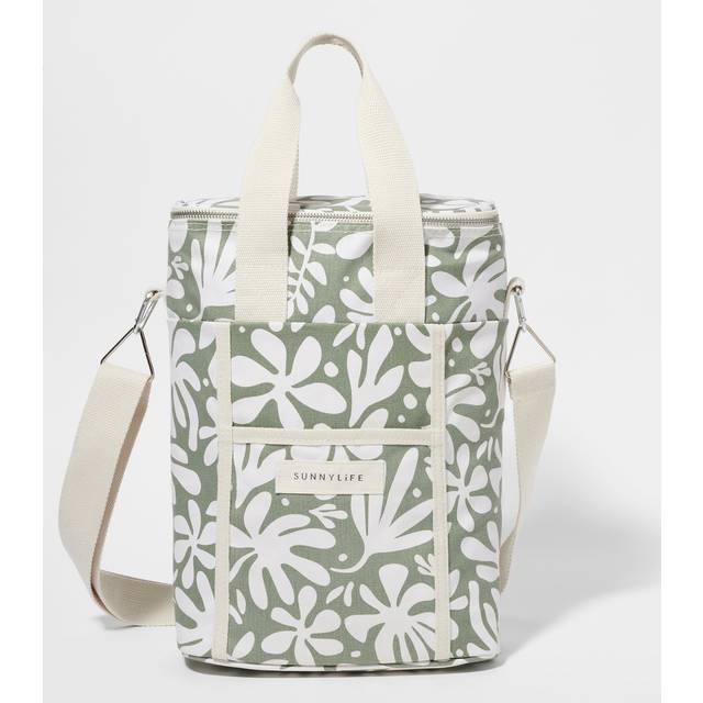 SUNNYLiFE - Kylväska Canvas Drinks Bag - Grön