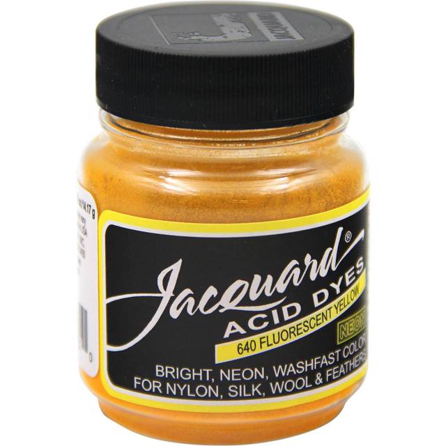 Jacquard : Acid Dye : 1/2oz : 14g : 640 FLOURESCENT YELLOW