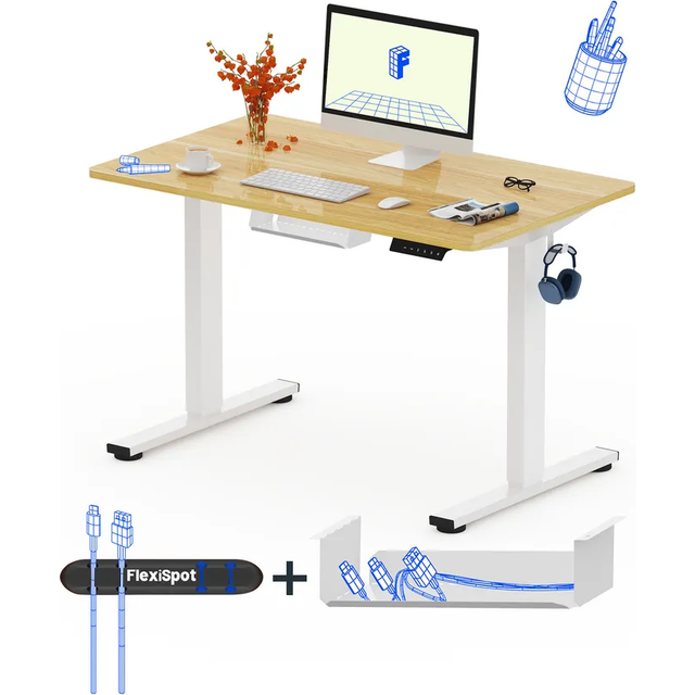 FlexiSpot EF1 Elektriskt H?j- och S?nkbart Skrivbord