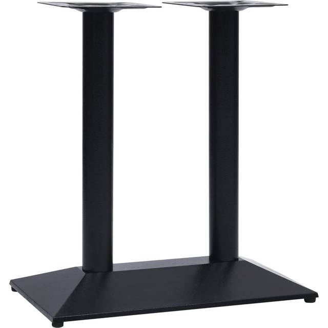 vidaXL Bistro Table Leg Black 70x40x72 cm Cast Iron