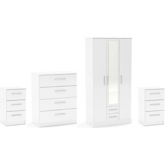 Carneshia 4 Piece Bedroom Set - White