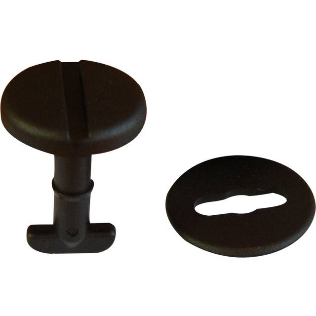 10 Pieces Floormat Twist Lock Clip and Washer, Black for BMW: 82119410191, 51471881521