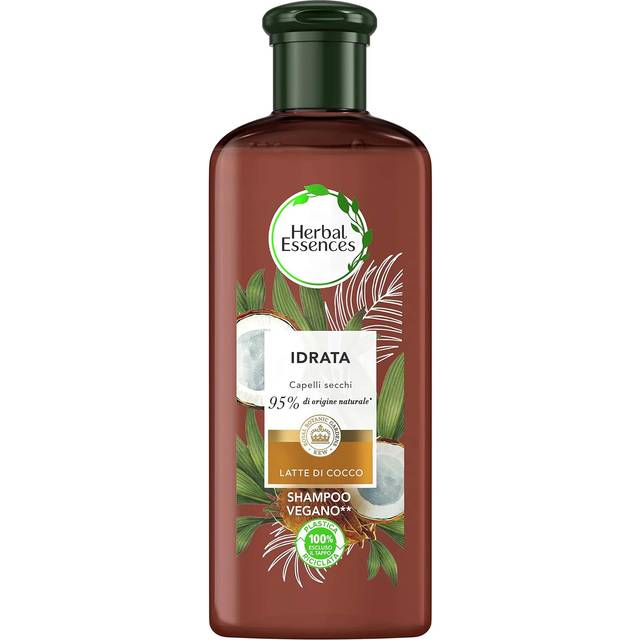 Herbal Essences Kokosparfymschampo, återfuktar mycket torrt hår, vegan 250 ml