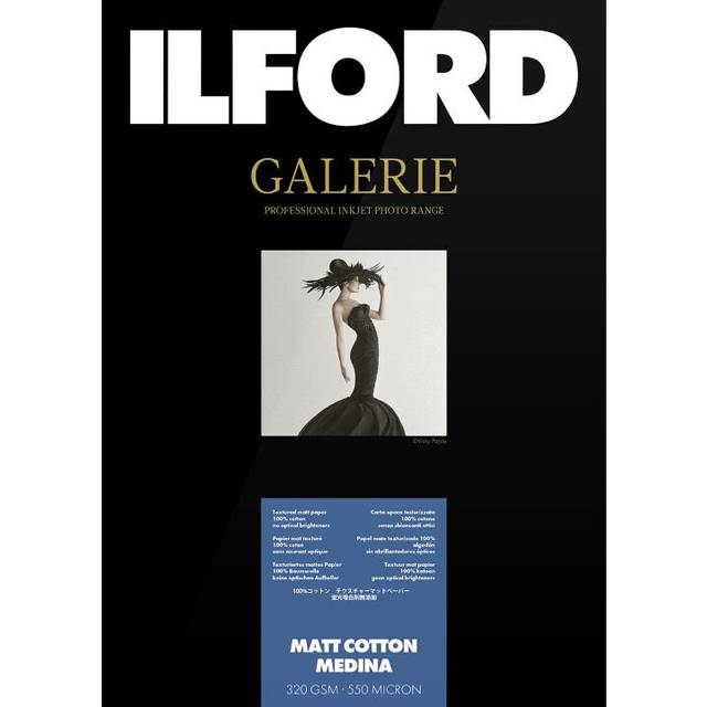 "((24"") 61cm x 15m) Ilford Galerie Matt Cotton Medina Photo Paper Rolls 320GSM"