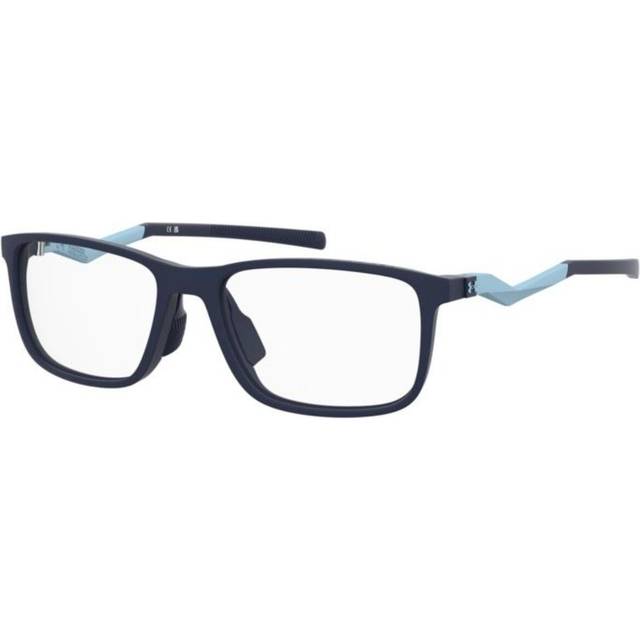 Under Armour UA 5085/G Asian Fit 737 Men's Eyeglasses Blue Size 56 (Frame Only) - Blue Light Block Available - Dark Blue (56)
