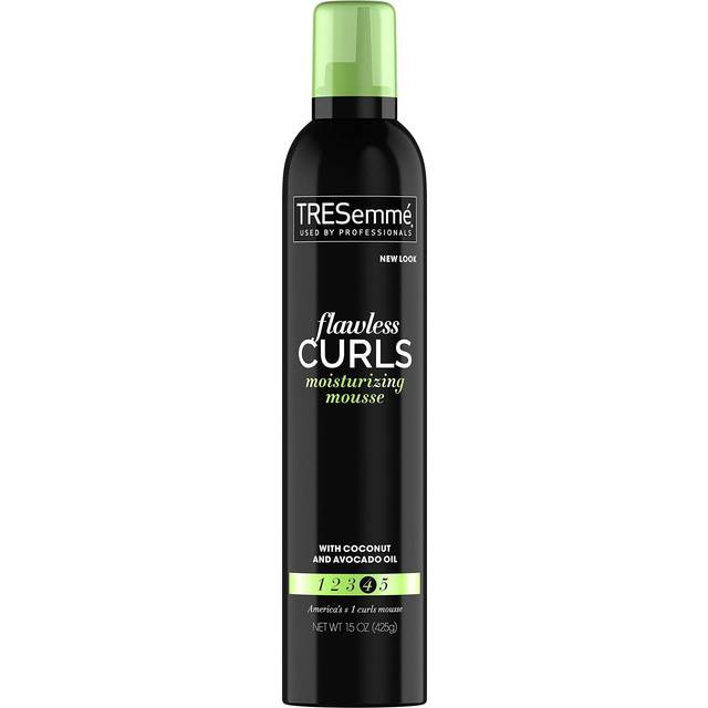 TRESemm? Flawless Curls Moisturizing Extra Hold Flawless Curls Styling Mousse 15 oz, White (Pack of 1), 624785