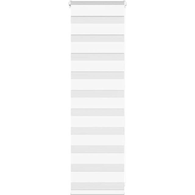 vidaXL Zebra Blind White 45x100 cm Fabric Width 40.9 cm Polyester