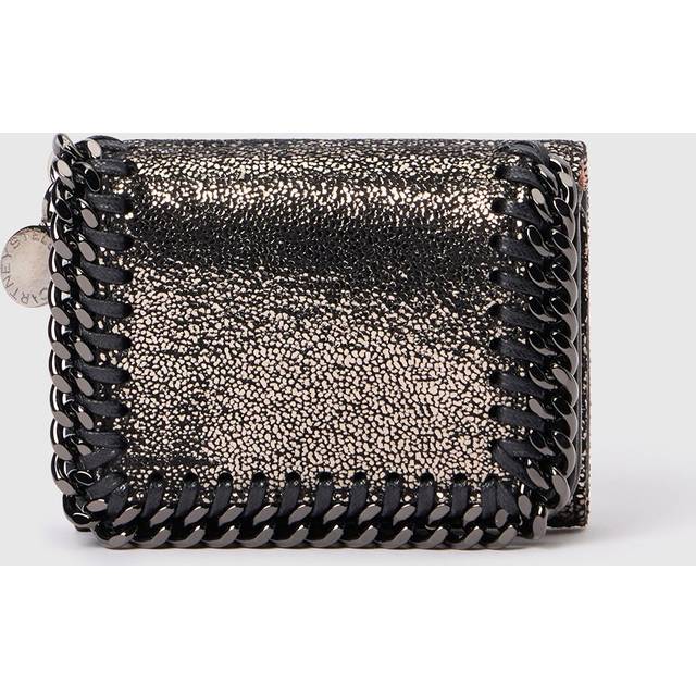 Stella McCartney - Falabella Tri-Fold Wallet, Woman, Black - U