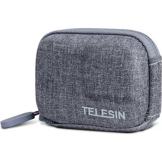 TELESIN Mini Storage Protection Bag Brushed Half Open Quick Release Carrying Case for GoPro 12 Hero