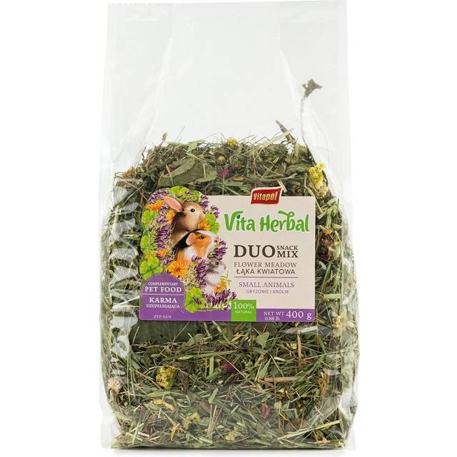VITAPOL Vita Herbal Duo Snack Blomsteräng för gnagare och kaniner 400 g