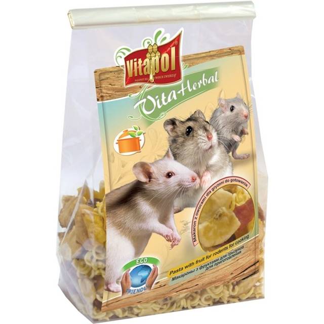 VITAPOL Makaroner med frukt för gnagare