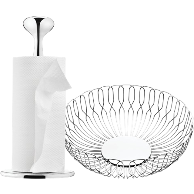 ALFREDO köksset, Georg Jensen, Blankpolerat rostfritt stål