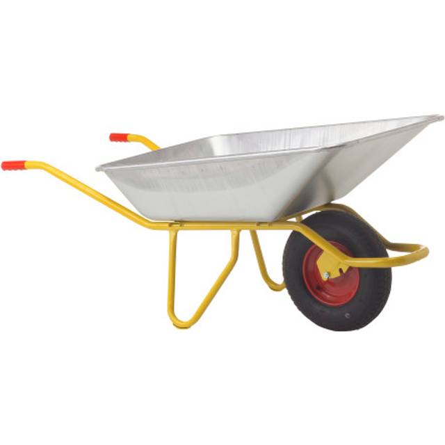 Ravendo pneumatic tyres, ball bearings, pneumatic tyres, ball bearings, LxW 1420 x 715 mm, yellow, silver