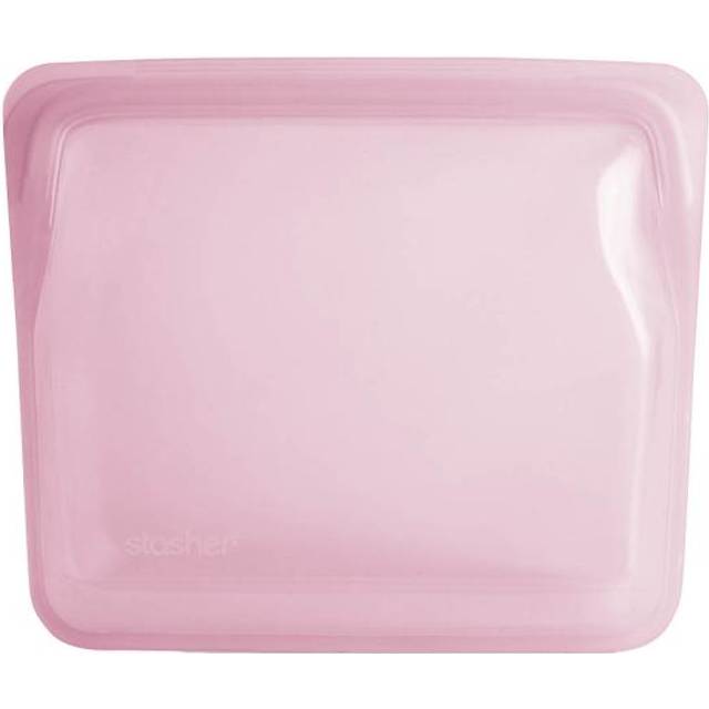 Stasher Silicone Bag, Stand-up, Rose Quartz