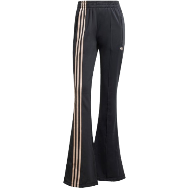 Byxor adidas 3 Stripes Flared Firebird Trackpant Black XS