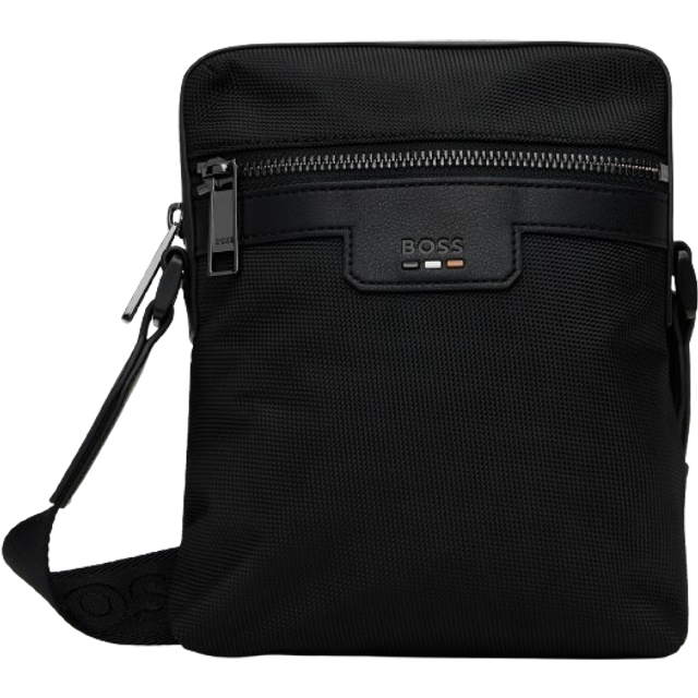 BOSS Black Embossed-Logo Bag - 001-Black - UNI