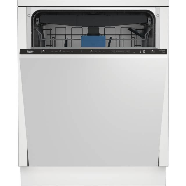 Beko HygieneIntense™ BDIN36530 Fully Integrated Full Size Dishwasher - Black Control Panel with Fixed Door Fixing Kit - D Rated