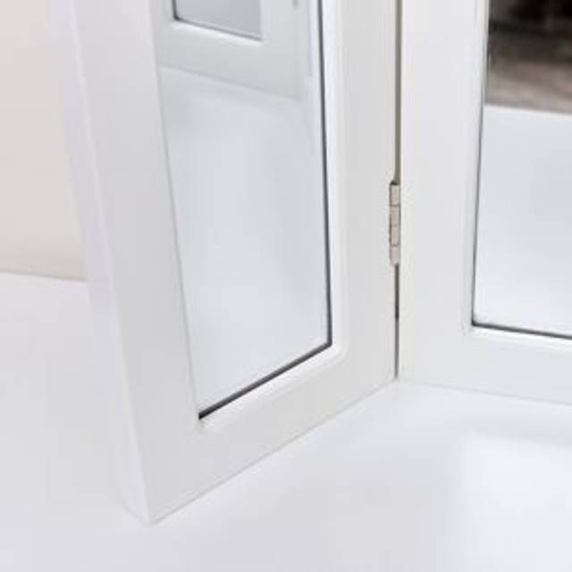White Arched Triple Dressing Table Mirror - Daventry White Range Material: Furniture/Furniture Ranges/Daventry Range/Daventry White Range
