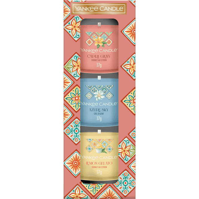 3 Mini Filled Votive Gift Sets - Multi - One Size