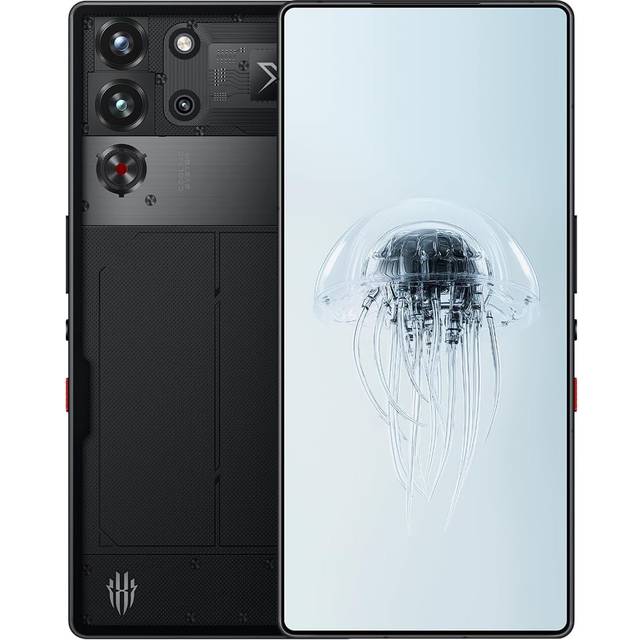 REDMAGIC 10 Pro 144Hz Gaming Phone, 5G Android Smartphone, 16GB RAM+512GB ROM, Snapdragon 8 Elite, 6.85"AMOLED Fullskärm, FHD+, 50MP Kamera, Dubbel-SIM, 80W Laddare, Olåst mobiltelefon Transparent