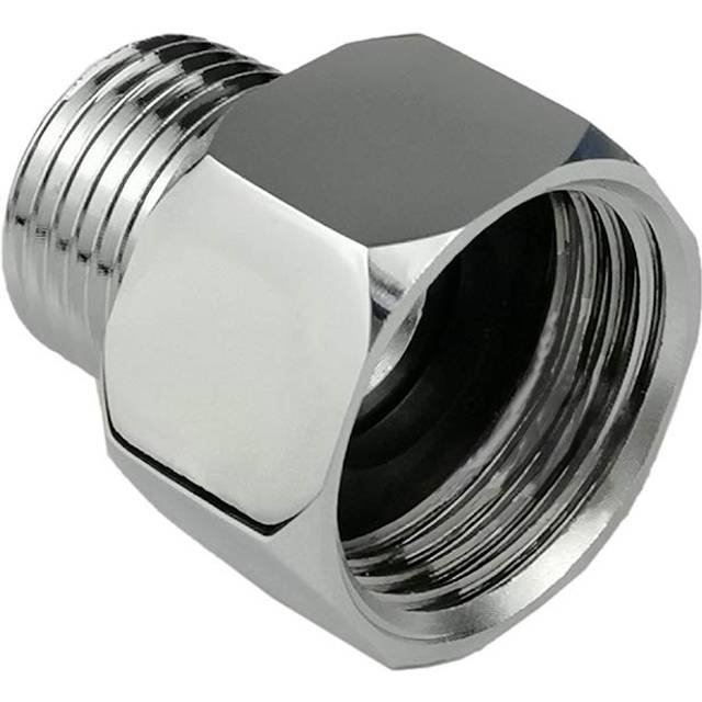 Brass Pipe Fitting,Adapter 3/4?GHT Female Thread (Swivel) x 1/2? NPT Male Threaded Connector,Garden Hose Connector, Garden Hose to Shower
