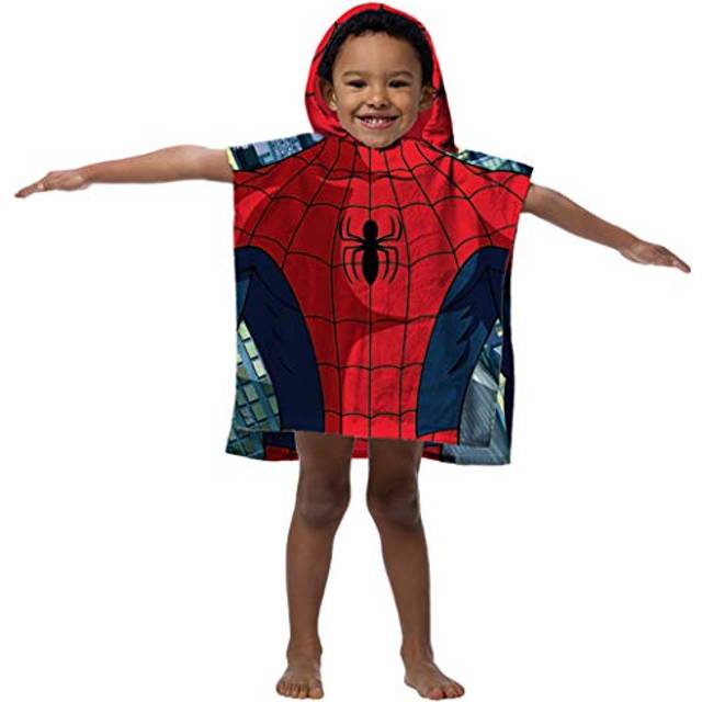 Kid'S Dinosaur Hooded Beach Towelling Poncho - Ages 2-9 Years | Wowcher - Orange