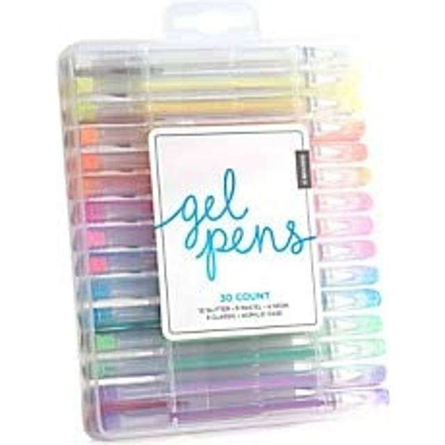 U Brands Assorted Colored Gel Pens  Glitter  Neon  Pastel  30-Count