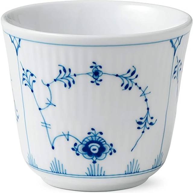 Imported Royal Copenhagen Blue Fluted Plain Style Cup 240ml Wedding Gift 1017191 [Regular Product] white
